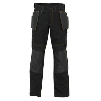 JCB Cheadle Trade Black Trousers, W34" L35"