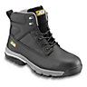 JCB Fast Track Black Safety boots, Size 6