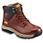 JCB Fast track Brown Safety boots, Size 10