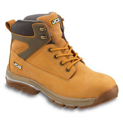JCB Fast Track Honey Safety boots, Size 11