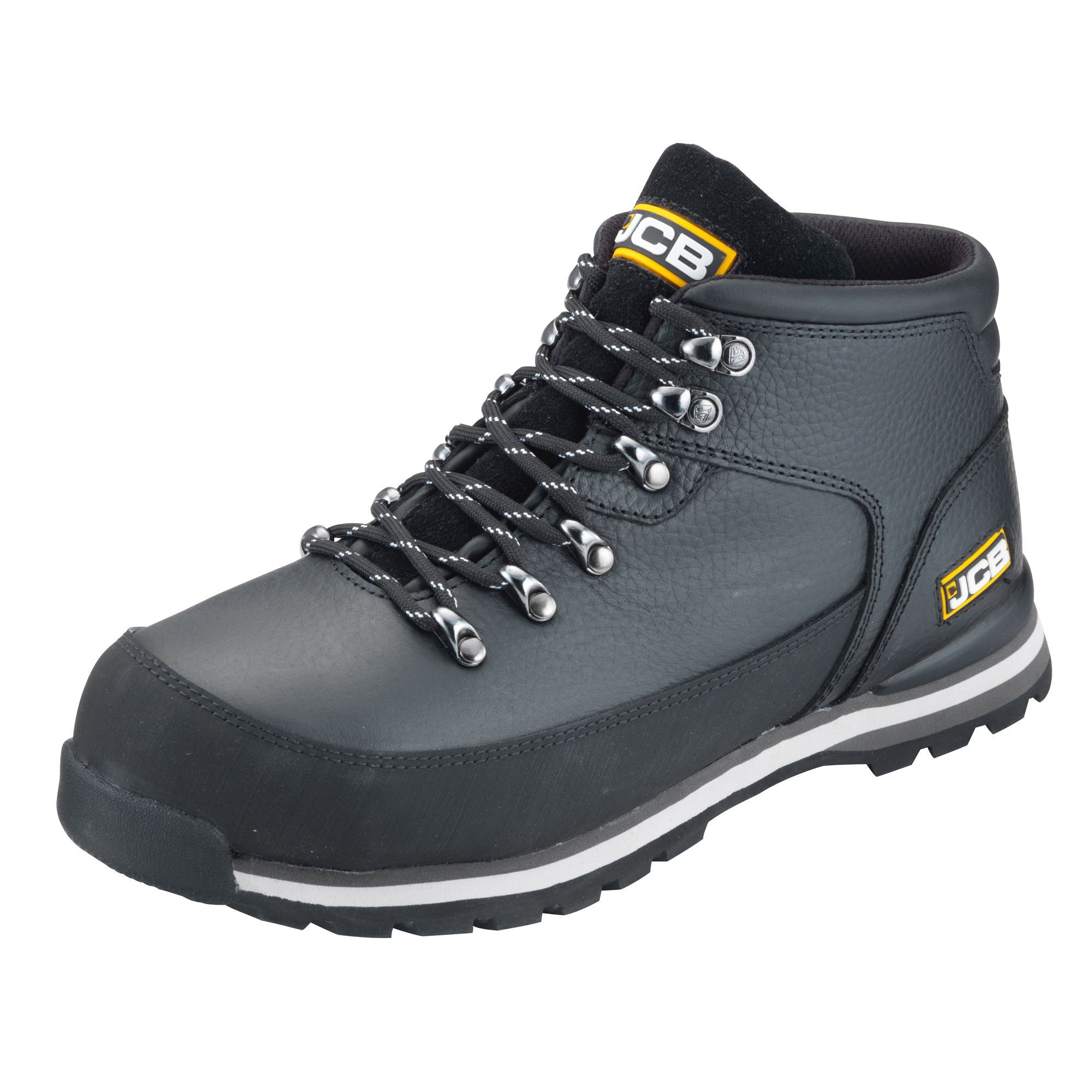 JCB Hiker Black Safety boots, Size 6