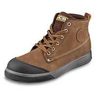 JCB Hiker Tan Safety trainers, Size 10