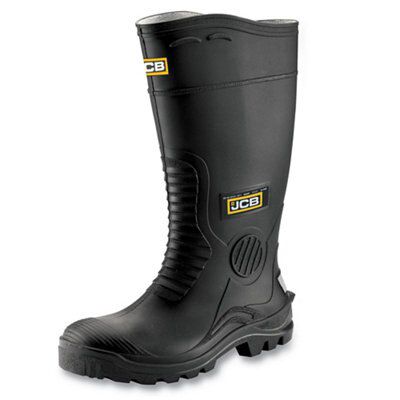 Steel toe cap store wellies b&q