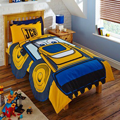 JCB Joey Yellow Single Bedding set