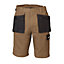 JCB Keele Black & sand Shorts W36"