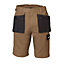 JCB Keele Black & sand Shorts W38"
