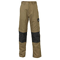 JCB The Max Black & sand Trousers, W36" L32"