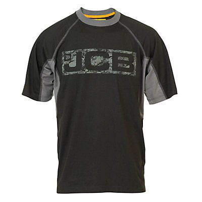 JCB Trentham Black T-shirt XX Large | DIY at B&Q