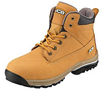 JCB Workmax Honey Safety boots, Size 8