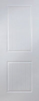 Jeld-Wen 2 panel Patterned Unglazed White Internal Door, (H)1981mm (W)610mm (T)35mm