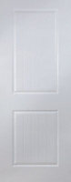 Jeld-Wen 2 panel Patterned Unglazed White Internal Door, (H)1981mm (W)762mm (T)35mm