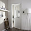 Jeld-Wen Glazed Cottage White Woodgrain effect Internal Door, (H)1981mm (W)762mm (T)35mm