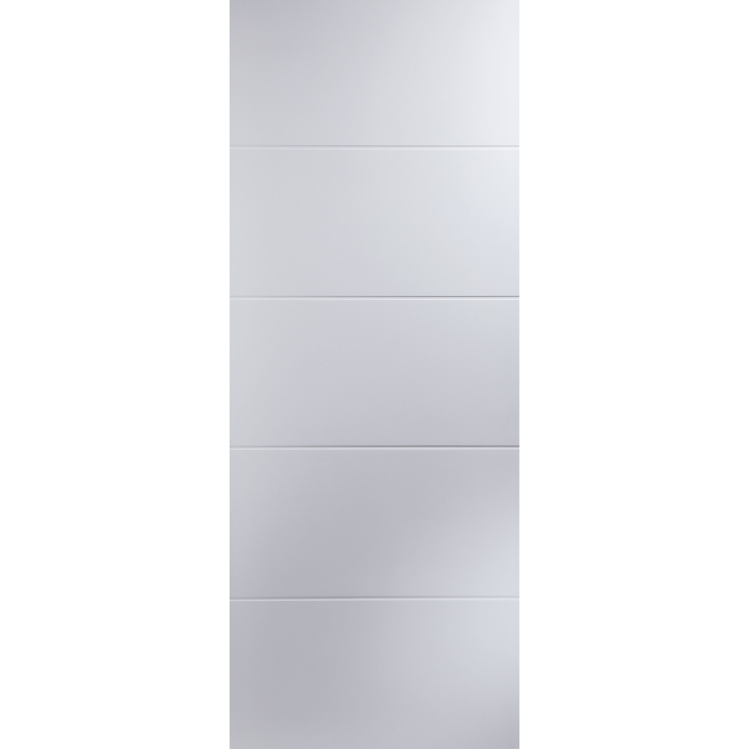 Jeld-Wen Linea Solid core Unglazed Flush White Internal Timber Door, (H)2040mm (W)726mm (T)40mm