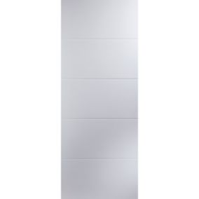 Jeld-Wen Linea Unglazed Flush White Internal Door, (H)2040mm (W)826mm (T)40mm