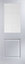 Jeld-Wen Painted smooth 2 panel 6 Lite Clear Glazed Contemporary White Internal Door, (H)1981mm (W)838mm (T)35mm