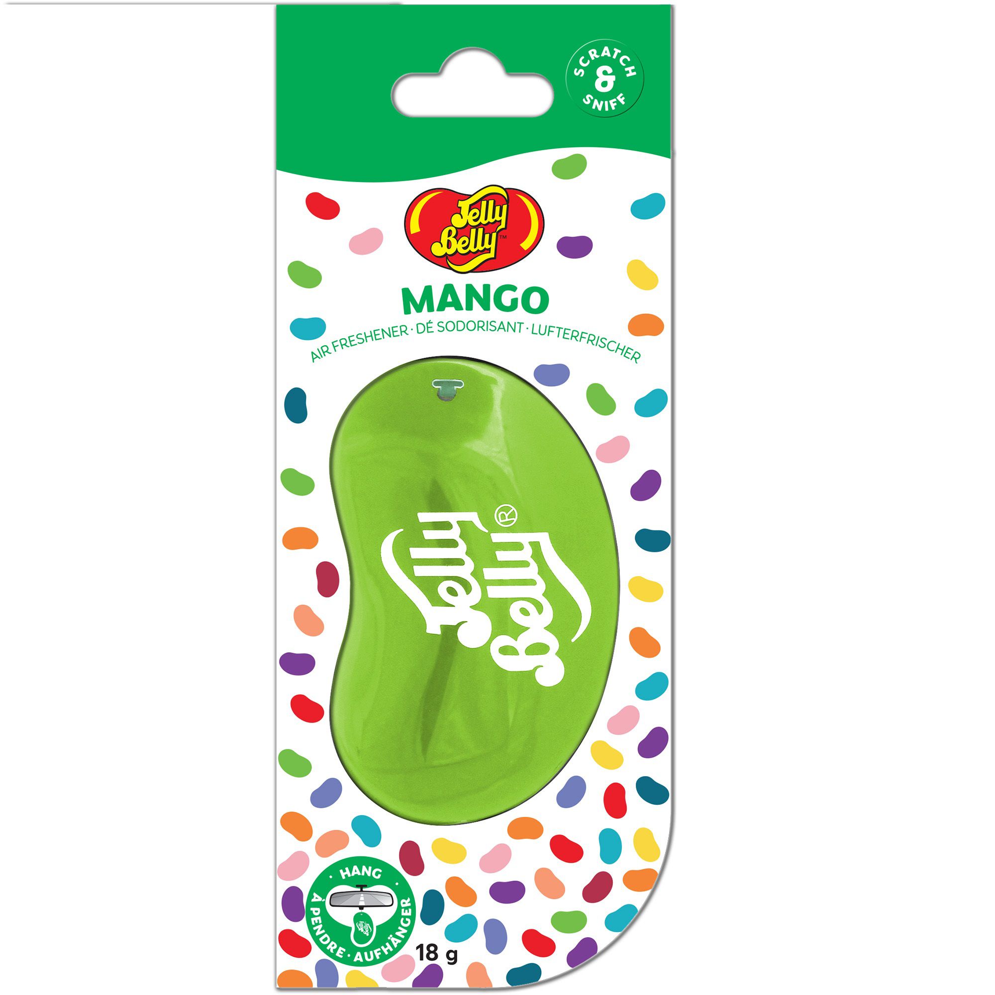 Jelly Belly Mango Hanging air freshener