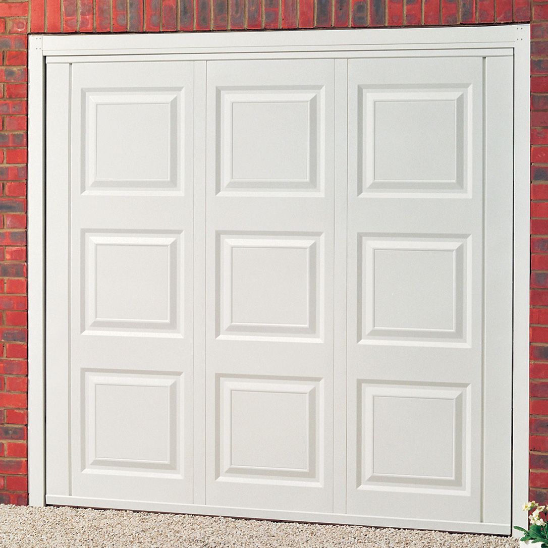 Jersey Retractable Garage door, (H)1981mm (W)2286mm DIY at B&Q
