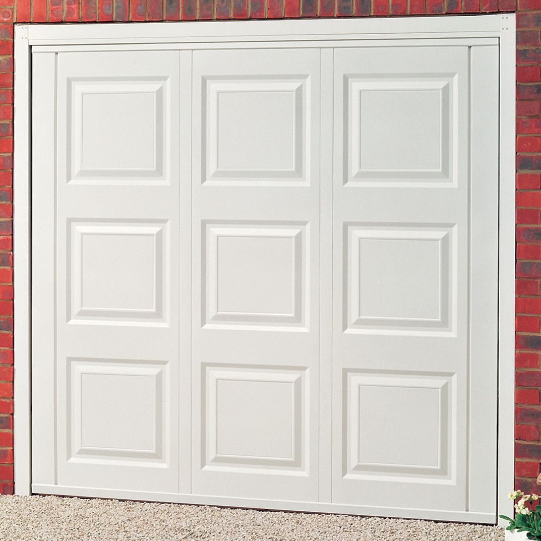 Jersey Georgian Retractable Garage door, (H)1981mm (W)2438mm | DIY at B&Q