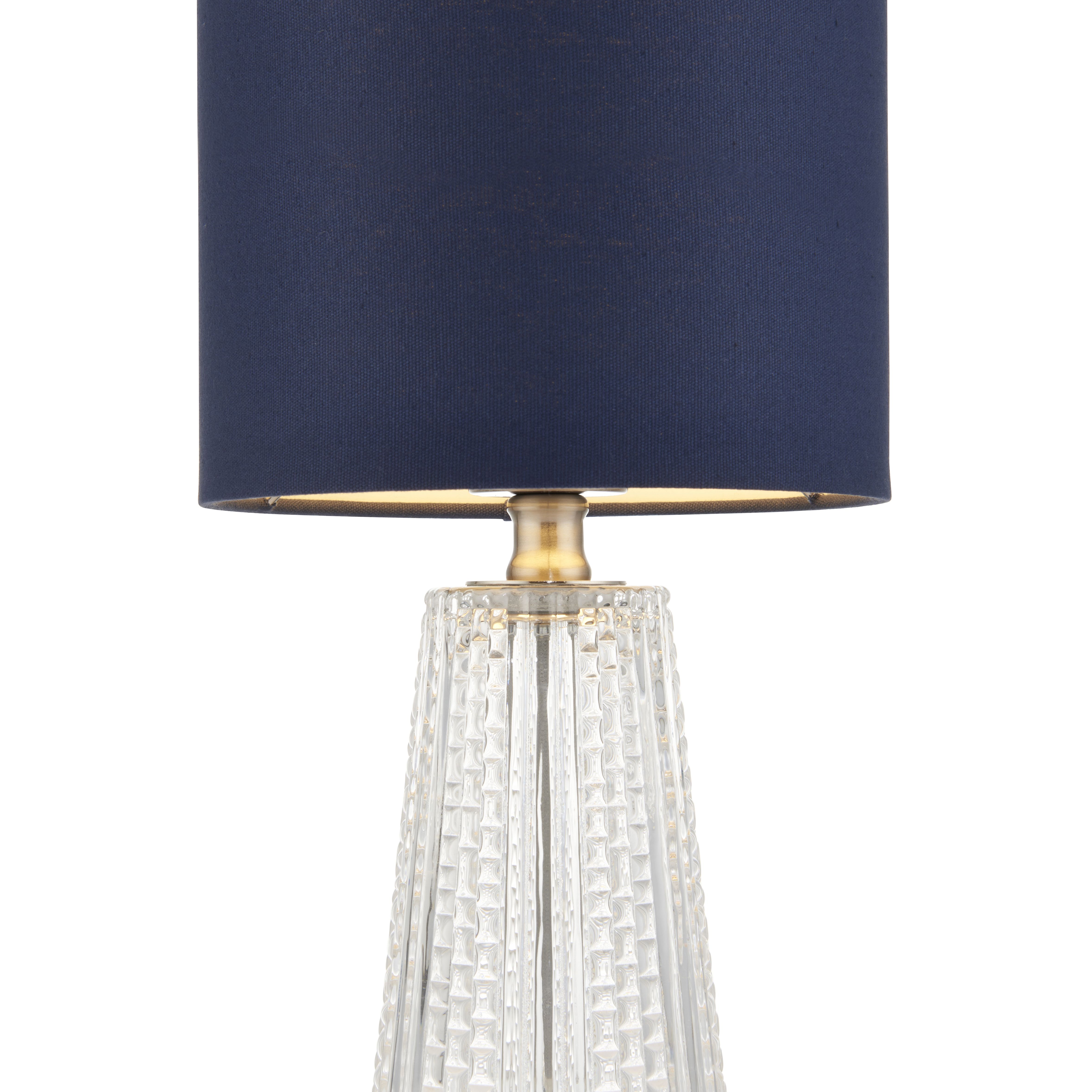 Jewel Decorative Clear Cone Table lamp