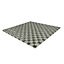 Jewel White Gloss Diamante effect Square Glass Mosaic tile, (L)300mm (W)300mm