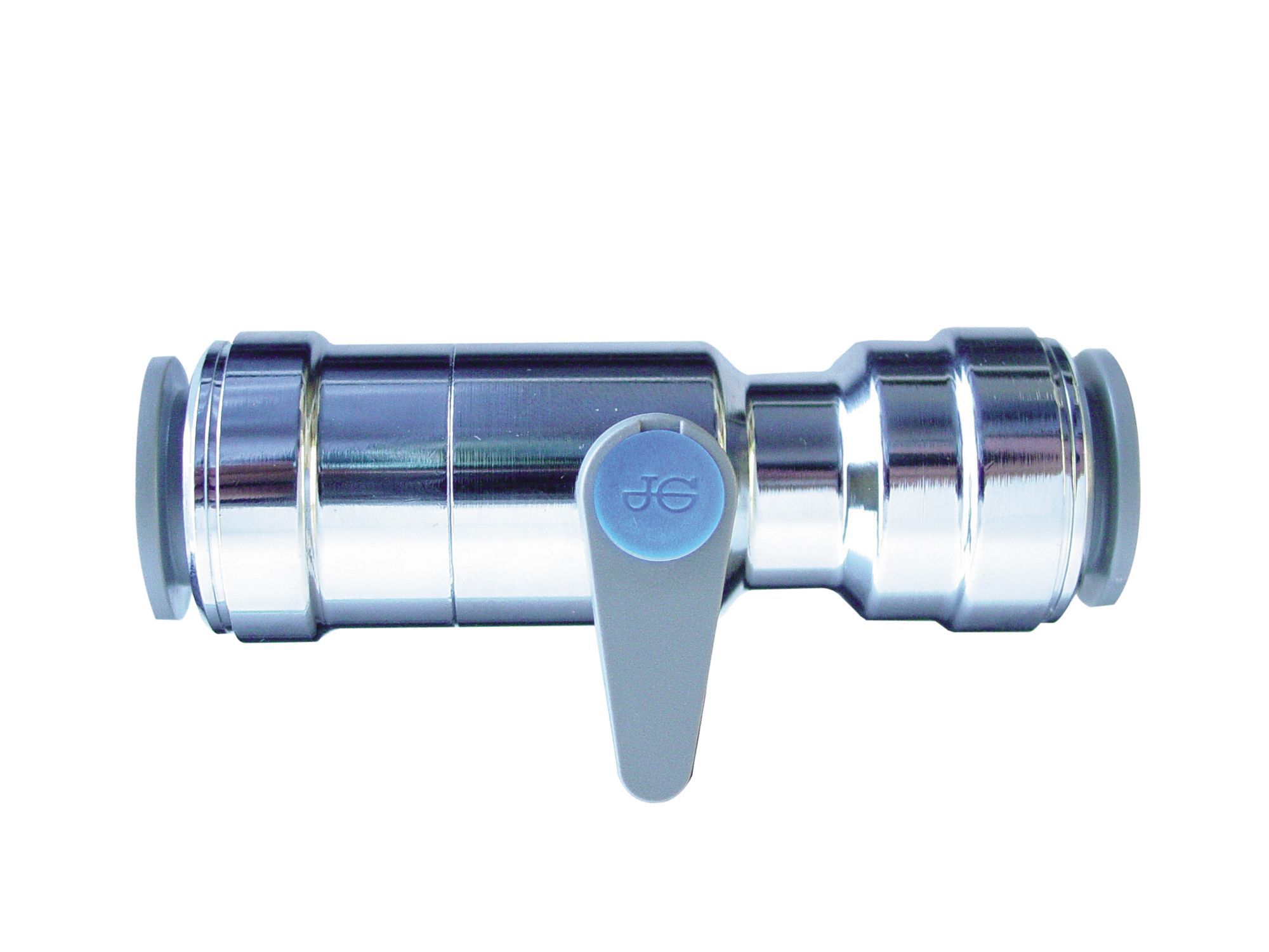 JG Speedfit Chrome Plated Brass Ball Valve 22mm - 3