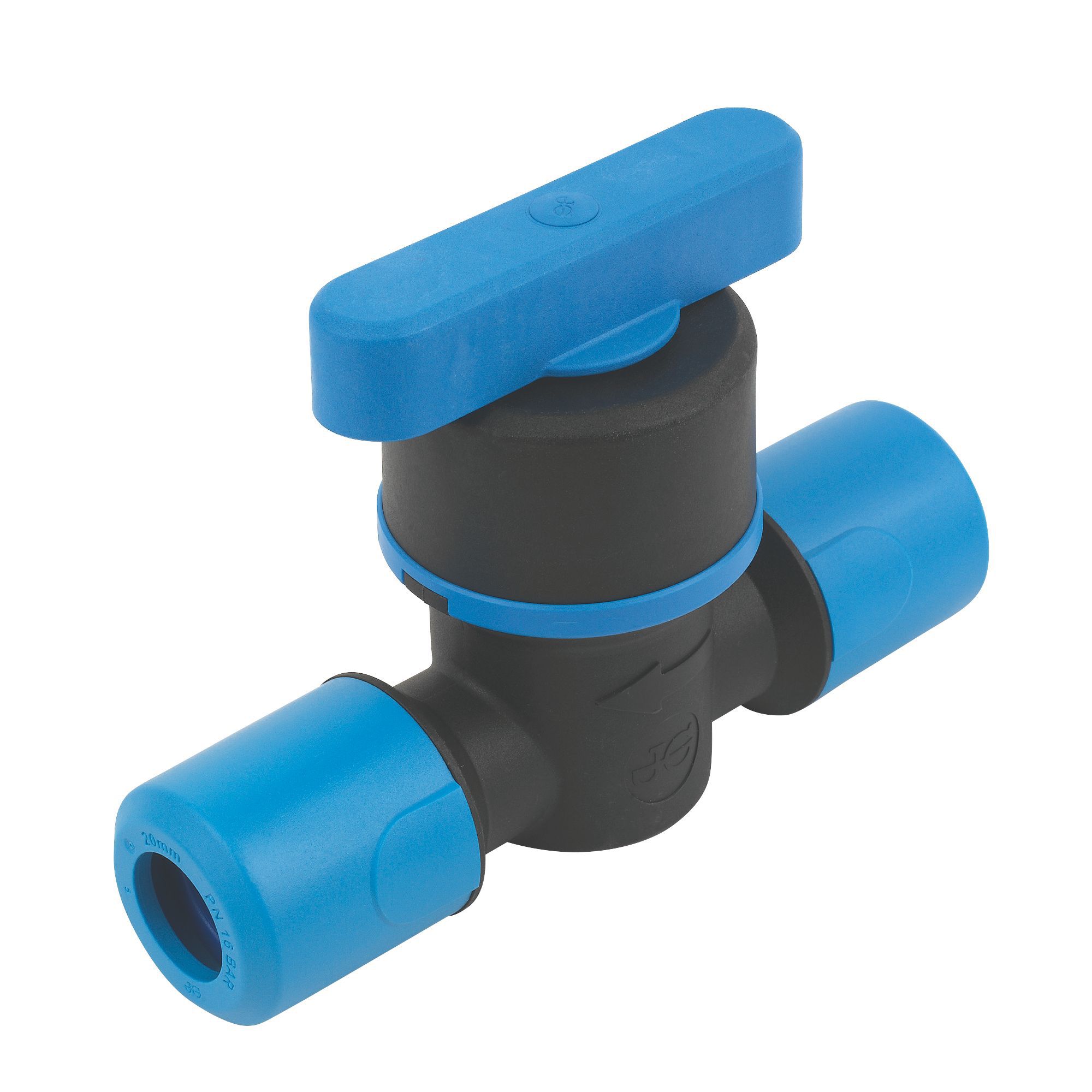 JG Speedfit Pushfit Central heating Shutoff Tap, (Dia)20mm DIY at B&Q
