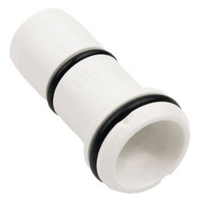 JG Speedfit White Plastic Push-fit Pipe insert (Dia)15mm, Pack of 50