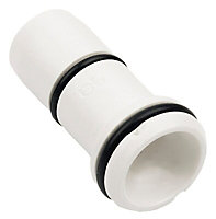 JG Speedfit White Plastic Push-fit Pipe insert, Pack of 50
