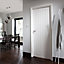 John Carr Cottage White Woodgrain effect Internal Door, (H)2040mm (W)726mm (T)40mm