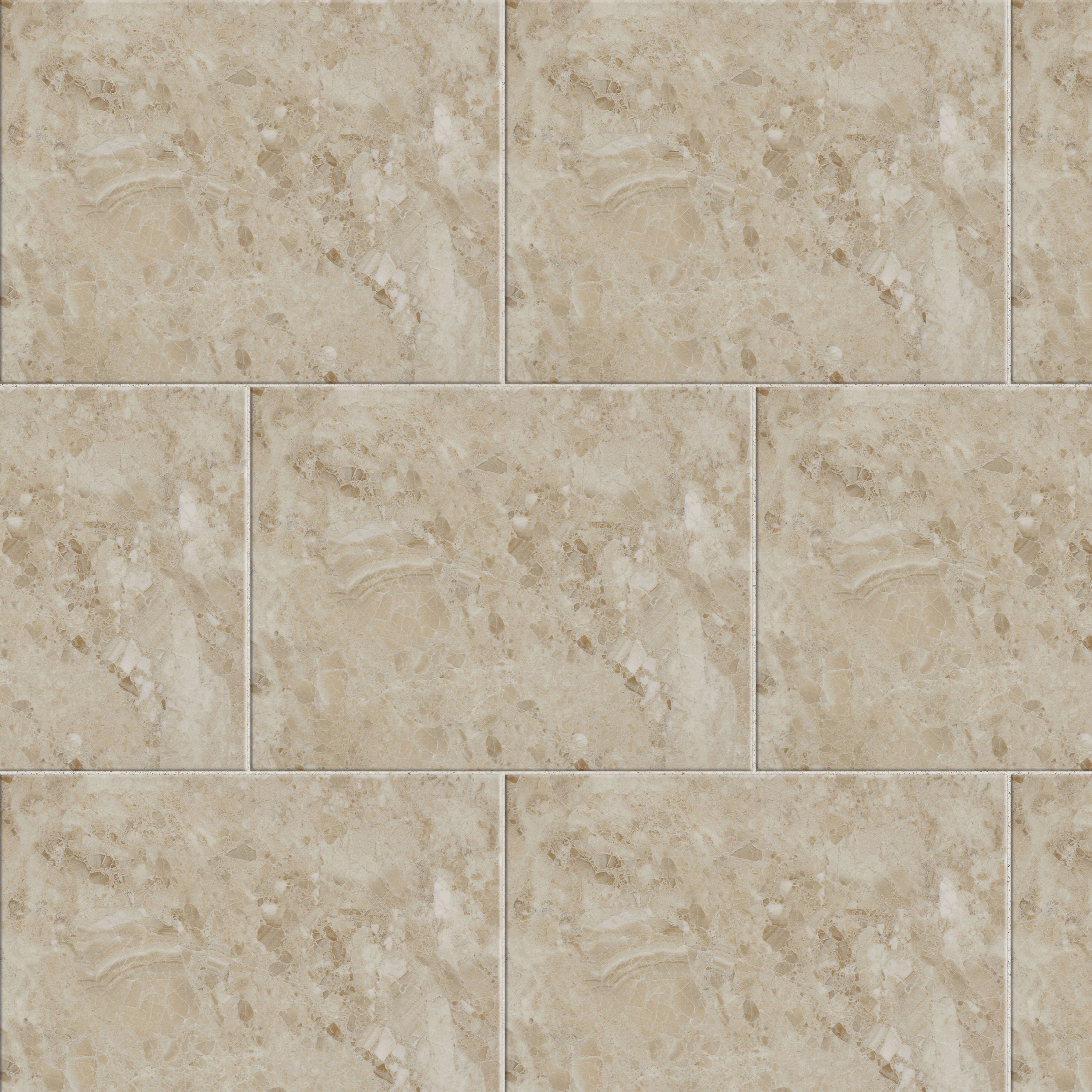 Johnson Illusion Mocha Gloss Marble effect Ceramic Indoor Wall & floor Tile, Pack of 10, (L)360mm (W)275mm