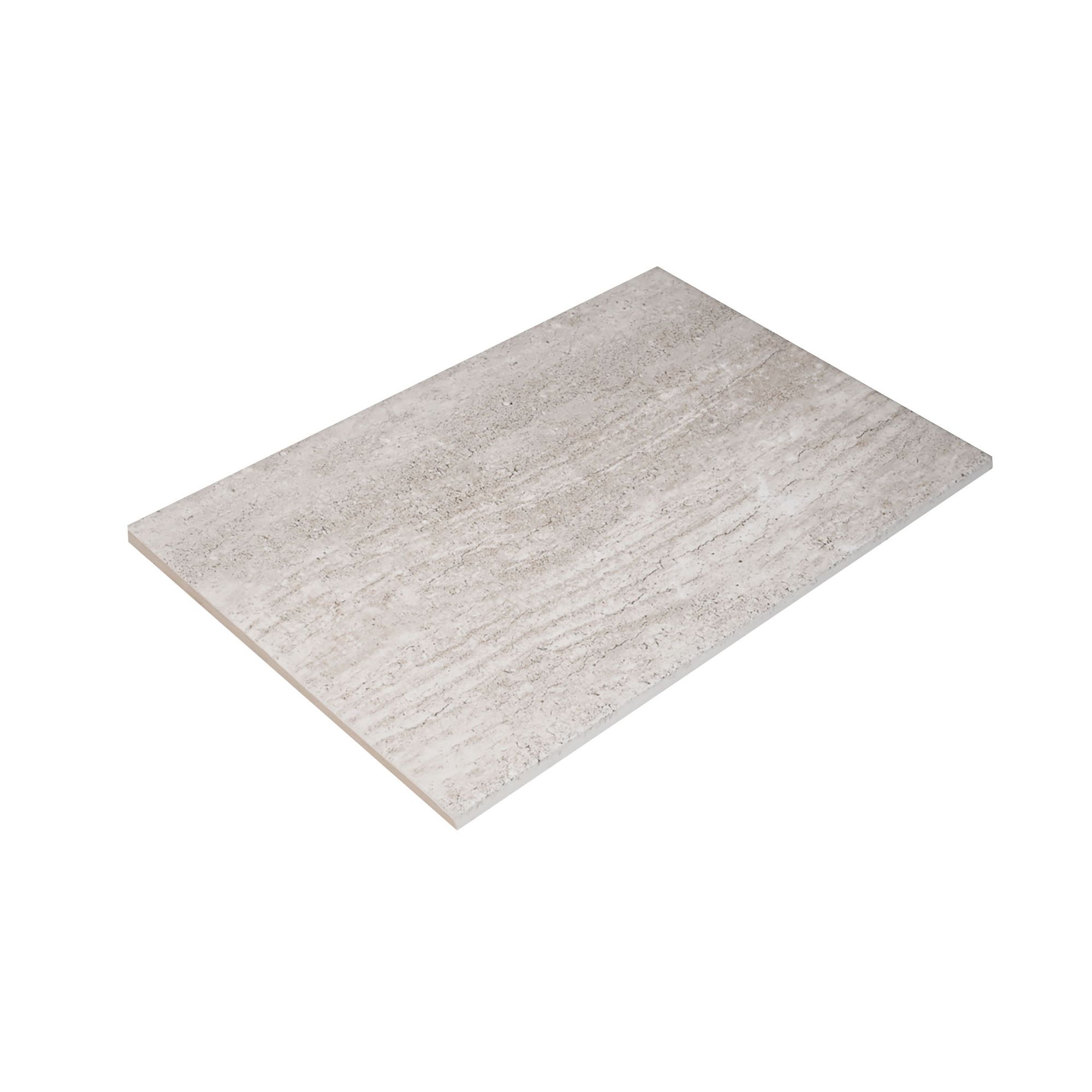 Johnson Tiles Ashlar Taupe Matt Stone effect Textured Ceramic Indoor Wall Tile, Pack of 17, (L)300mm (W)200mm