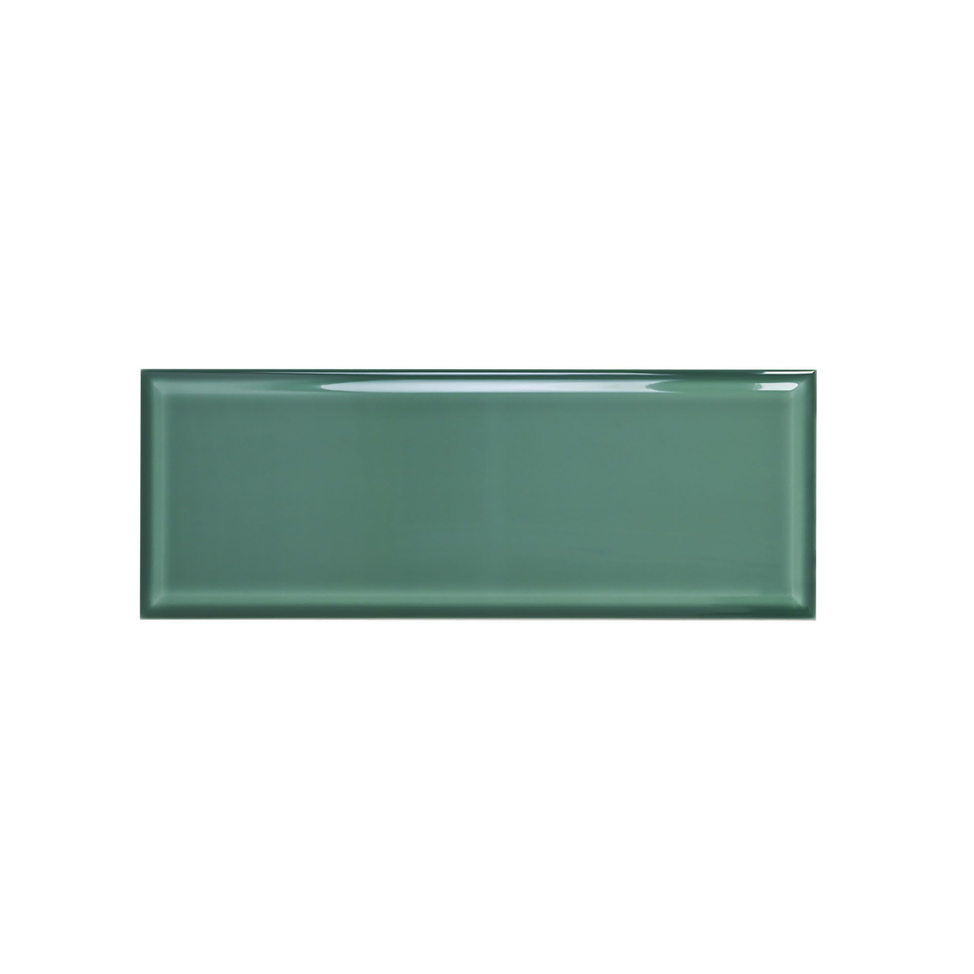 Johnson Tiles Bevel Thyme Gloss Ceramic Indoor Wall Tile Sample