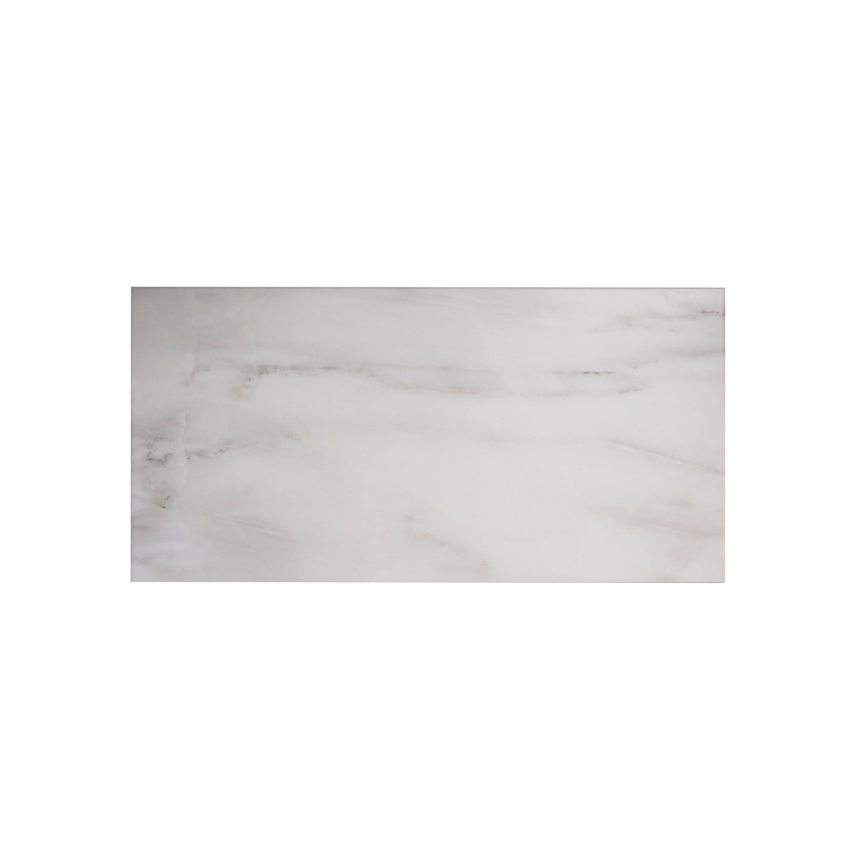 Johnson Tiles Bianco Taupe Satin Marble effect Ceramic Indoor Wall & floor Tile, Pack of 5, (L)600mm (W)300mm