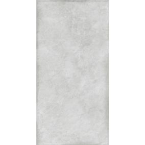 Johnson Tiles Elvaston Grey Matt Stone effect Textured Porcelain Indoor Wall & floor Tile Sample