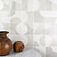 Johnson Tiles Geo Ash Matt Patterned Ceramic Wall Tile Sample