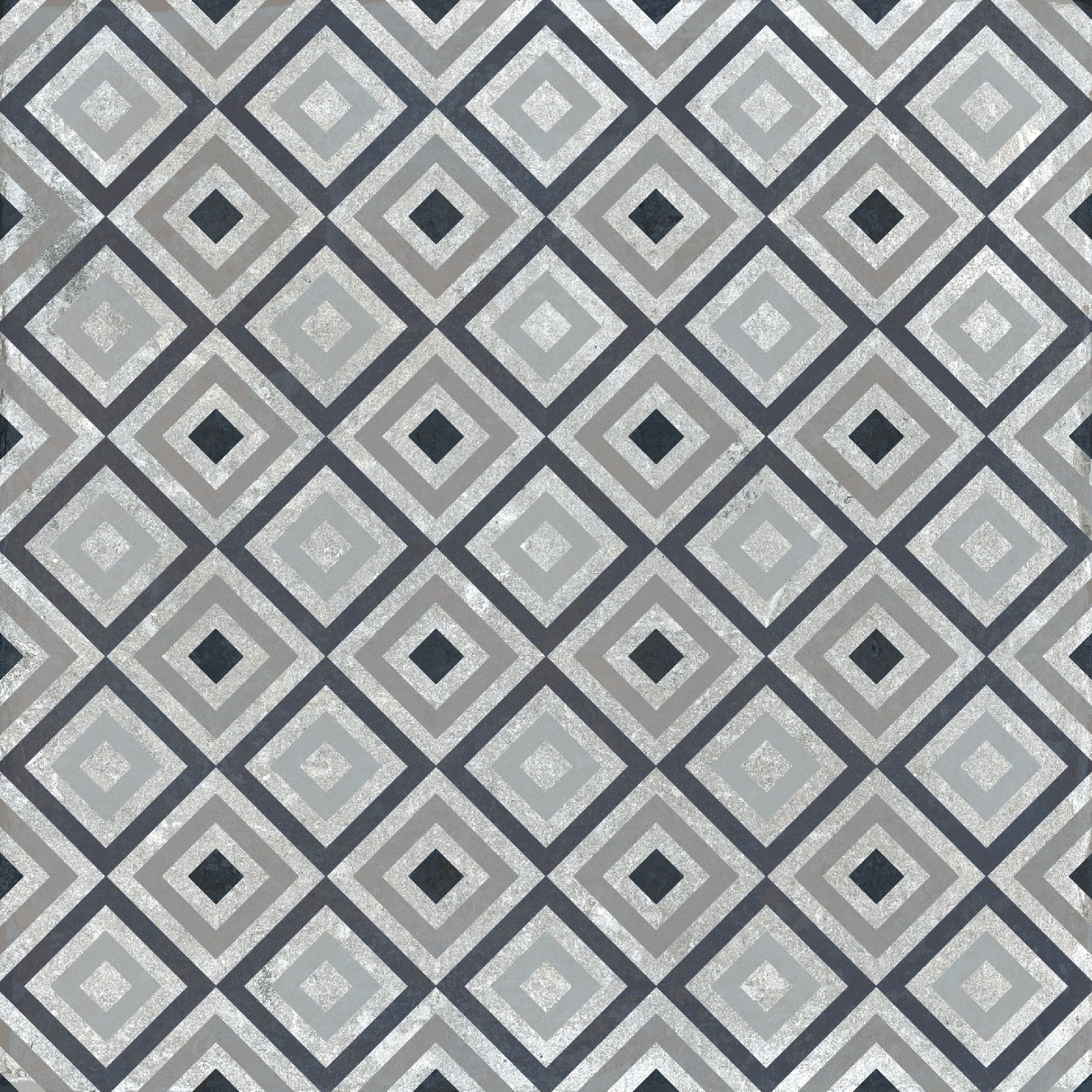 Johnson Tiles Grey Matt Concrete effect Porcelain Wall & floor Tile Sample