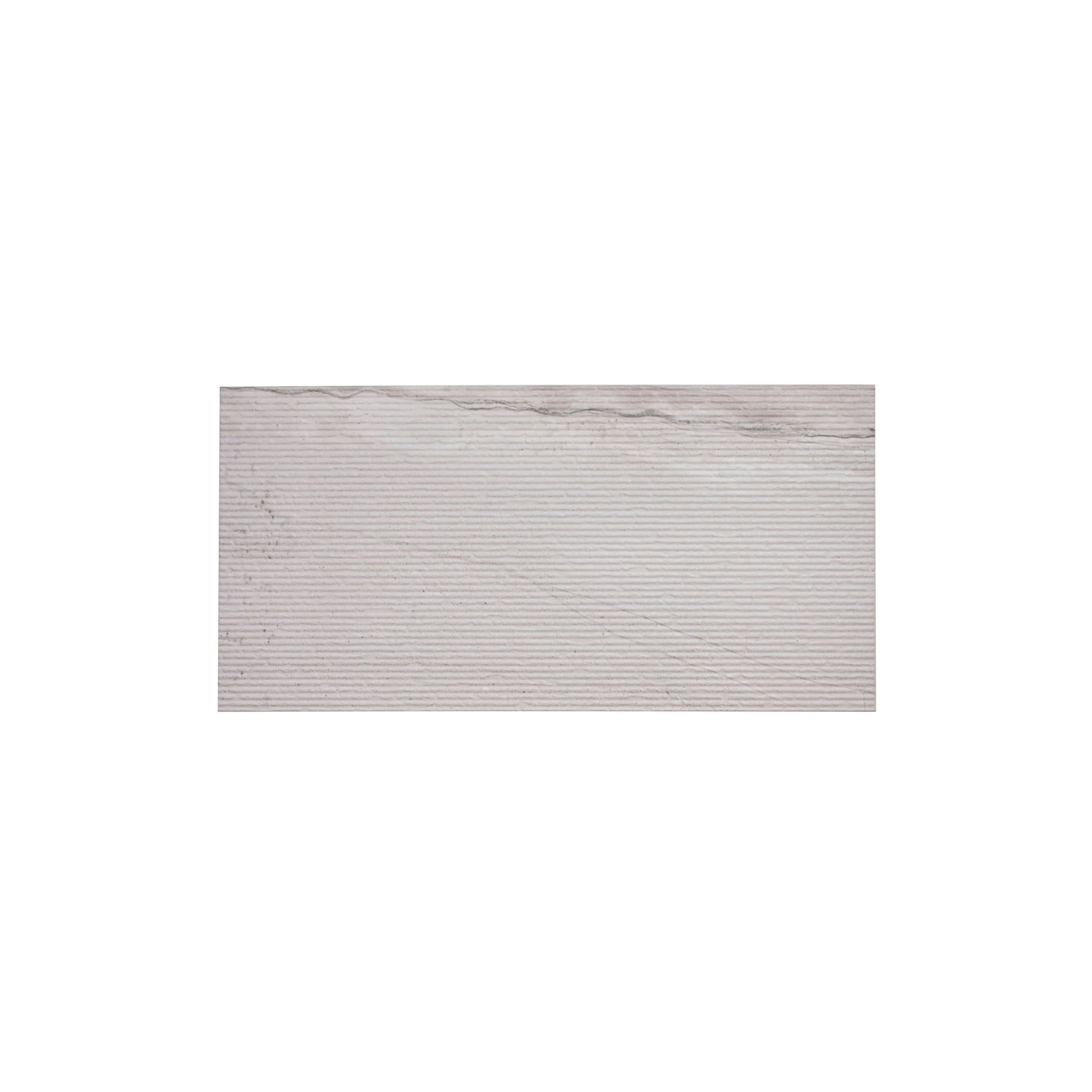 Johnson Tiles Haven Sand Matt Ridged Stone effect Textured Ceramic ...