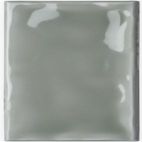 Johnson Tiles Iris Light Green Gloss Ceramic Indoor Wall Tile, Pack of 54, (L)245mm (W)75mm