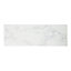 Johnson Tiles Lusso White Gloss Marble effect Ceramic Wall & floor Tile, Pack of 5, (L)600mm (W)200mm