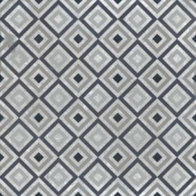 Johnson Tiles Matt Geometric Concrete effect Textured Porcelain Indoor Wall Tile, Pack of 26, (L)200mm (W)200mm