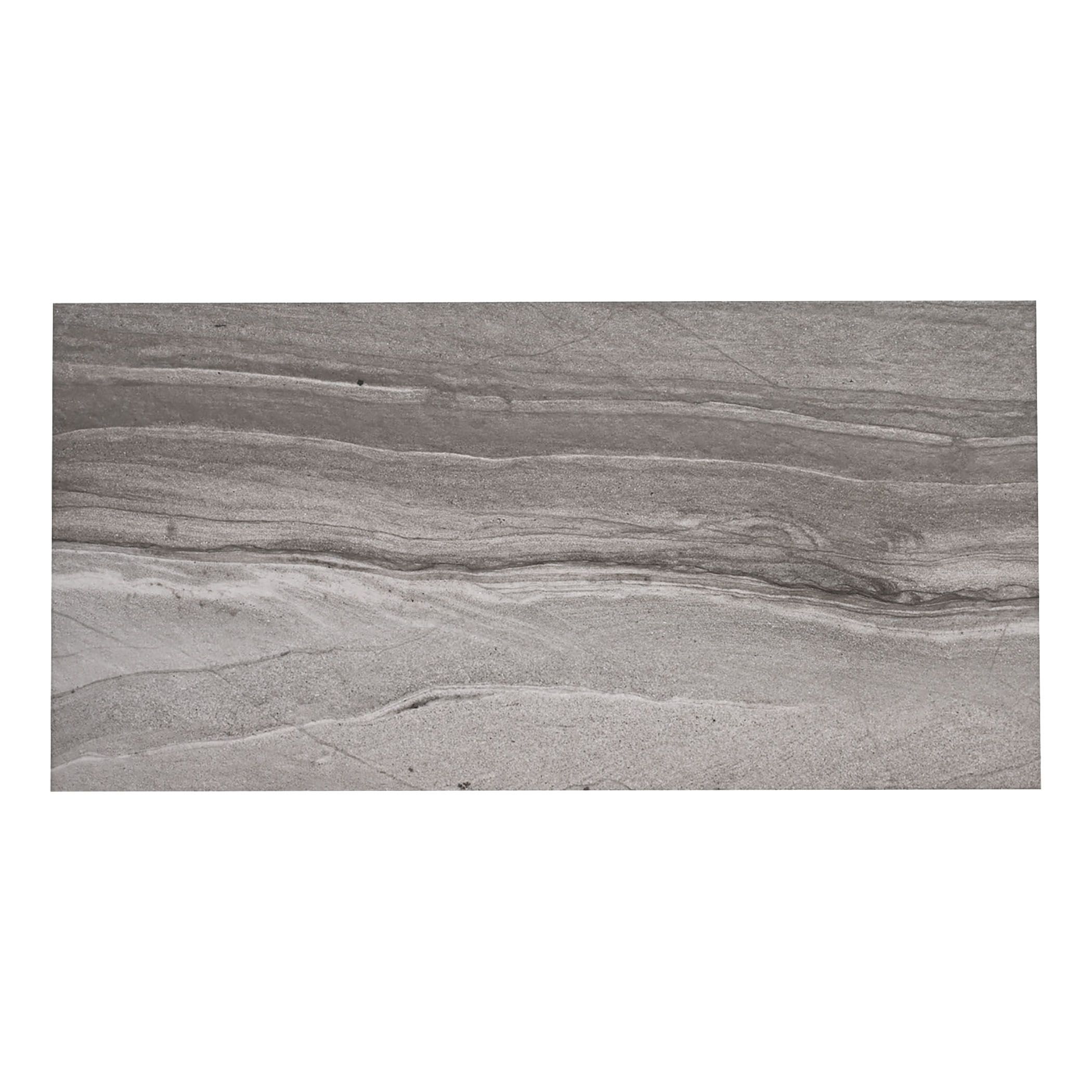 Johnson Tiles Sabana Pebble Matt Stone effect Textured Ceramic Indoor Wall Tile, Pack of 6, (L)600mm (W)300mm