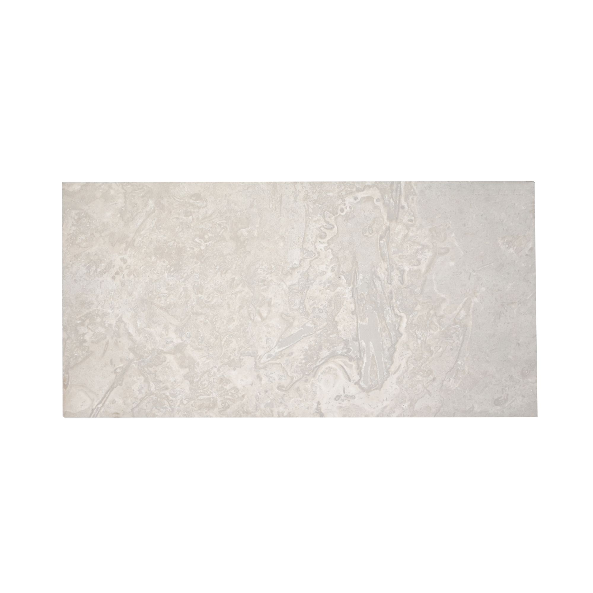 Johnson Tiles Spencer White Matt Natural Stone effect Ceramic Indoor Wall & floor Tile Sample