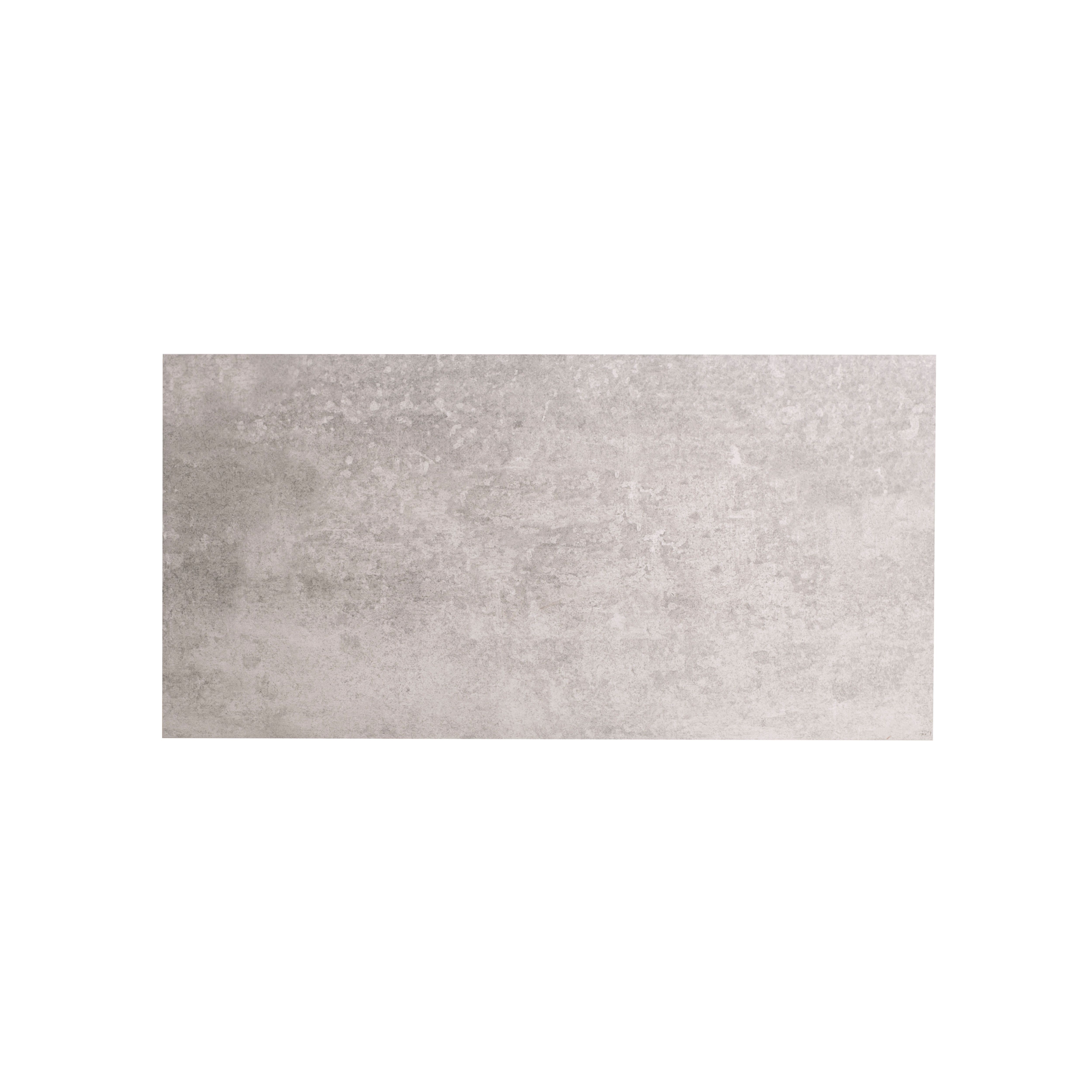 Johnson Tiles Urban concrete Grey Matt Stone effect Ceramic Wall