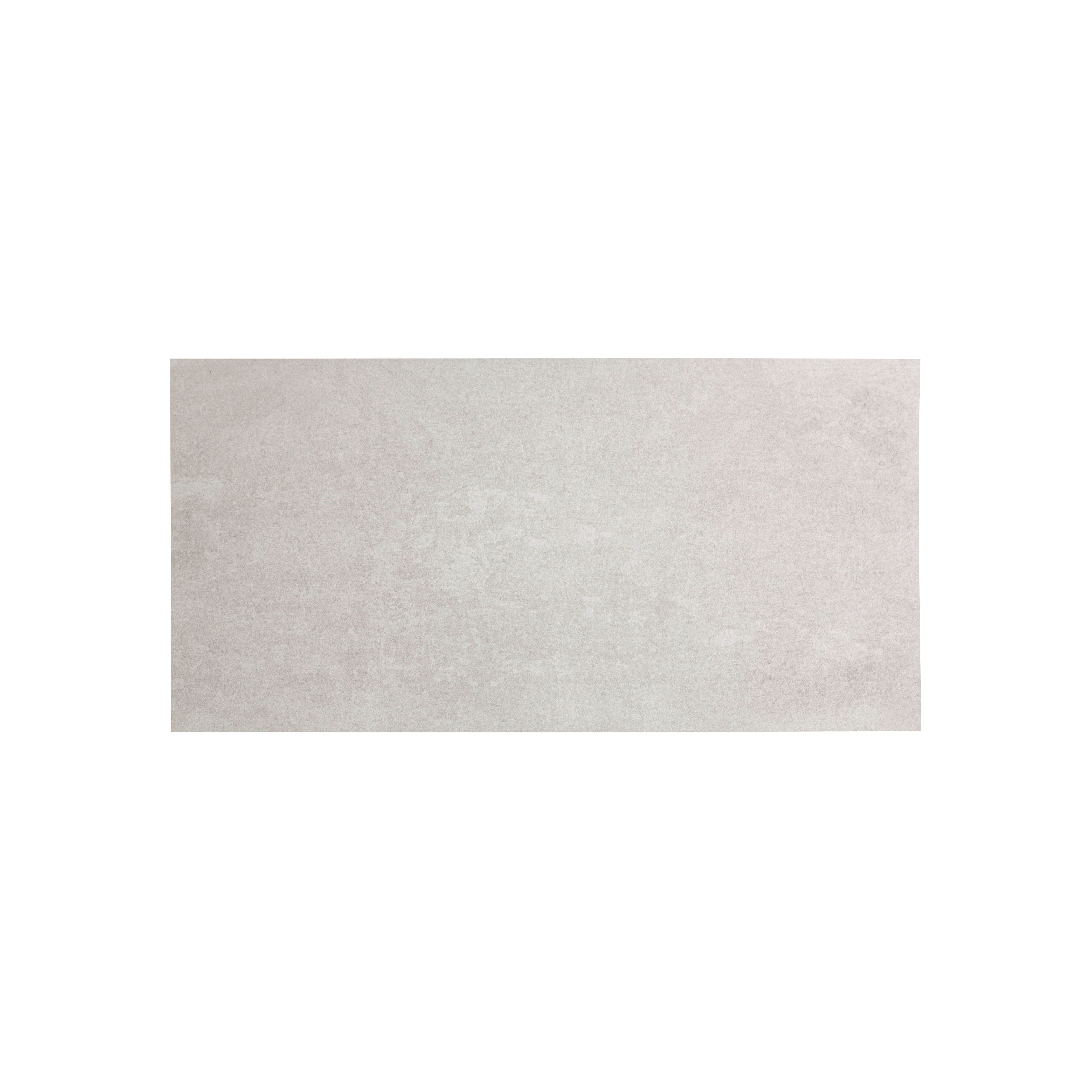 Johnson Tiles Urban Concrete White Matt Stone effect Ceramic Indoor Wall & floor Tile, (L)600mm (W)300mm, 1.08m²