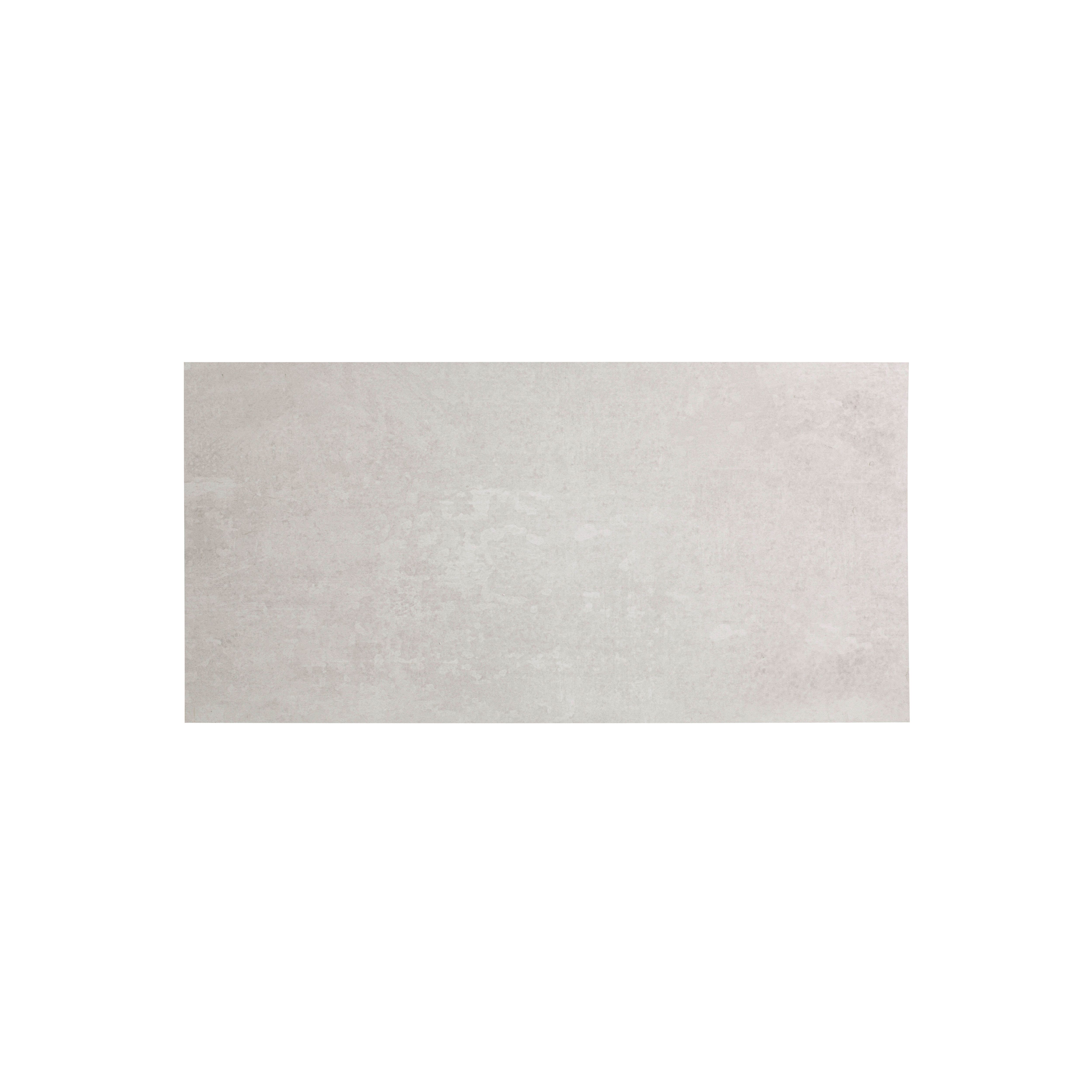 Johnson Tiles Urban concrete White Plain Ceramic Wall & floor Tile Sample