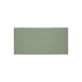 Johnson Tiles Veneto Green Gloss Ceramic Indoor Wall tile Sample
