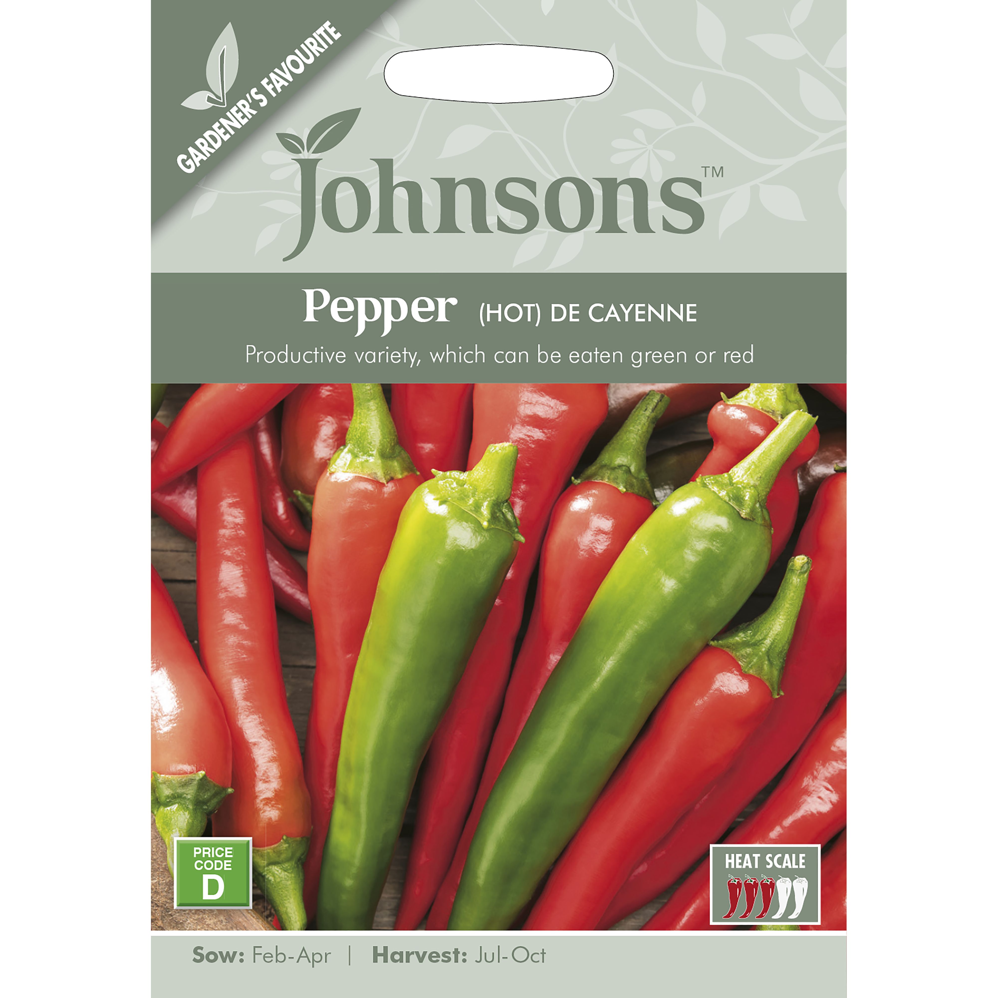 Johnsons De Cayenne Pepper Seeds | DIY at B&Q