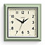 Jones Contemporary Neo Mint Quartz Clock