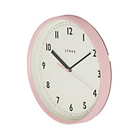 Jones Contemporary Pink Quartz Clock