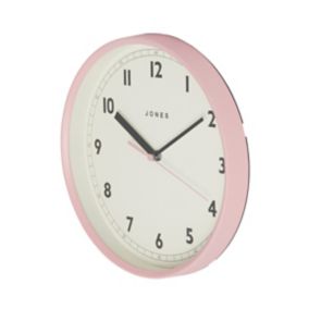 Jones Contemporary Pink Quartz Clock